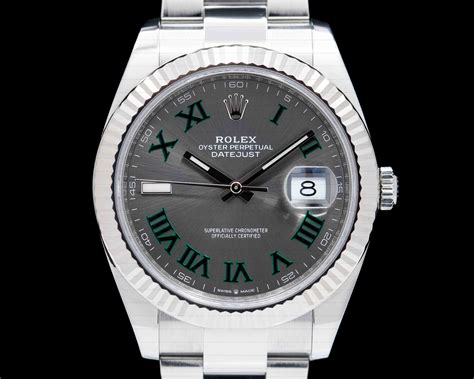 rolex datejust green roman numerals|rolex datejust 41mm roman numeral.